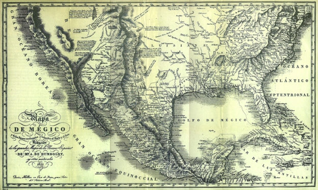 Cuando México fue mejor que Alemania Mapa-de-mexico-por-humboldt