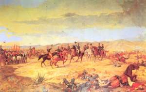 La batalla de Ayacucho, óleo de Martín Tovar y Tovar