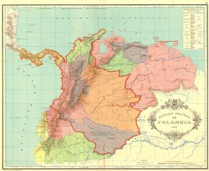 La República de Colombia, conocida como Gran Colombia, se concibió como el primer paso para la unión de toda la América española en un solo Estado. Sin embargo, se desintegró tras una vida efímera (1831).